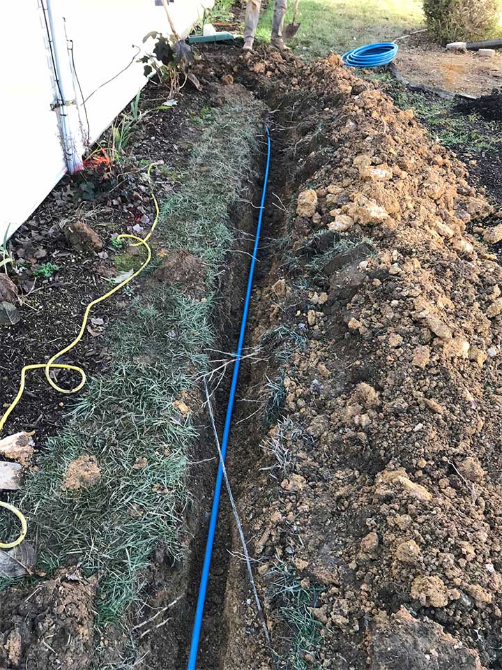 A Water Line Repair By Legacy Plumbing